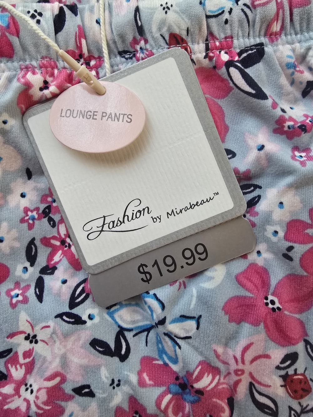 Fashion by Mirabeau Floral Lounge Pants - Pink & Blue